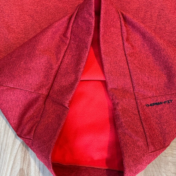 Nike Men's Therma-Fit Pullover Fitness Hoodie Red Heather Sz L - Picture 15 of 15